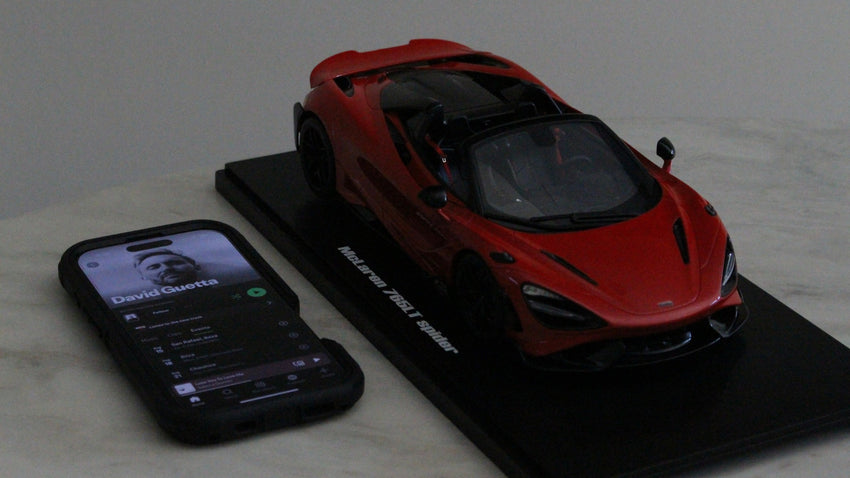 GT Spirit 1:18 Mclaren 765LT Spider Bluetooth Speaker (LIMITED Custom GT420)